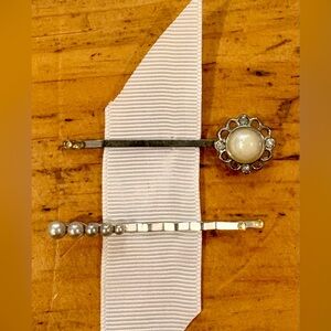 Elegant Silver Hairpin Set